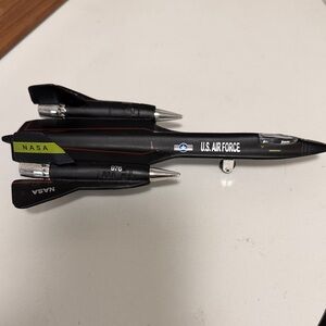 NASA Black Toy Jet Plane